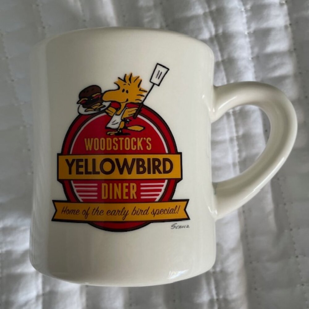 Woodstock/Hallmark/ Peanuts character  "Woodstock's Yellow Bird Diner" mug.
